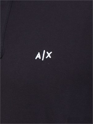 Polo maniche lunghe blu Armani Exchange in UOMO