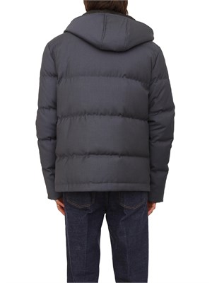 Giubbino con cappuccio Richmond X uomo in tessuto grigio antracite in UOMO