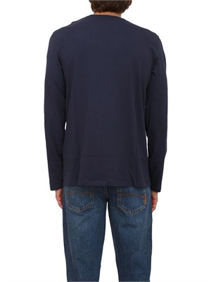 T-shirt  blu Armani Exchange in cotone Pima a maniche lunghe in UOMO