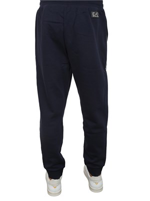 Pantaloni jogger BLU ea7 Logo Series in misto cotone in UOMO