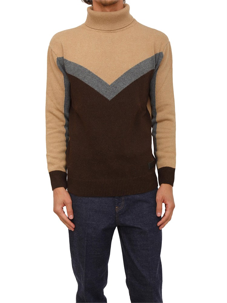 Maglia dolcevita Richmond X uomo in lana multicolor
