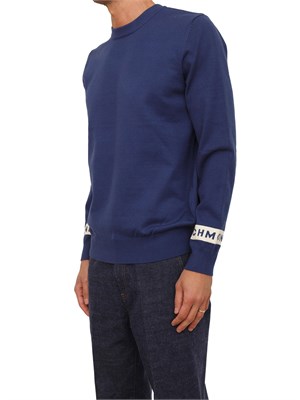 Maglia girocollo uomo Richmond X in misto viscosa bluette in UOMO