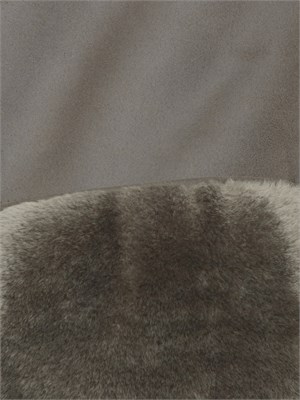 Gilet reversibile Marella in tessuto furry e vellutato verde oliva in DONNA