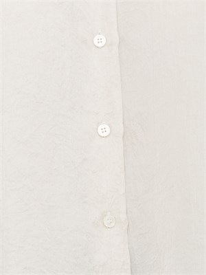 Camicia Maerlla in tessuto avorio effetto crespo relaxed fit in DONNA