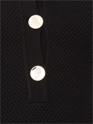 Abito Fracomina in maglia di viscosa nera in DONNA