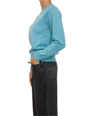 Maglia donna Fracomina  in misto cashmere e lana azzurra in DONNA
