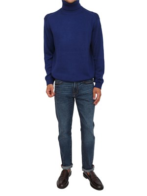 Dolcevita blu Armani Exchange in misto lana in UOMO