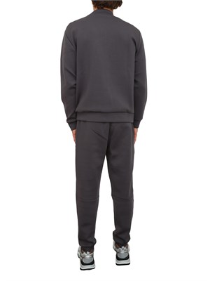 Tuta sportiva grigio EA7 Premium Shield in misto viscosa stretch in UOMO