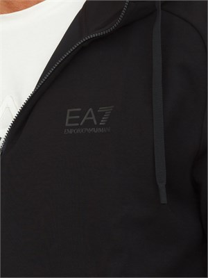 Tuta sportiva nero EA7 Dynamic Athlete in tessuto tecnico Natural VENTUS7 in UOMO