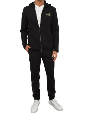 Pantaloni jogger NERO ea7 Gold Label in misto viscosa in UOMO