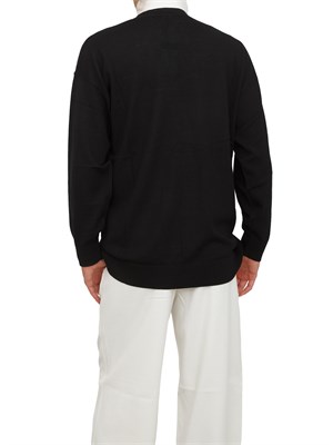 Cardigan donna Armani Exchange in misto cotone nero in DONNA