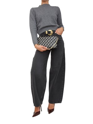 Maglia iBlues in misto cashmere grigio in DONNA