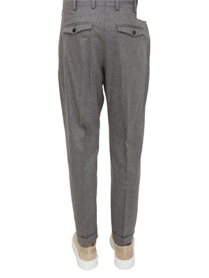 Pantaloni uomo PT Torino in flanella e cachemire grigio in UOMO