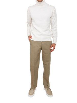 Pantaloni uomo PT Torino Reworked in cotone beige in UOMO