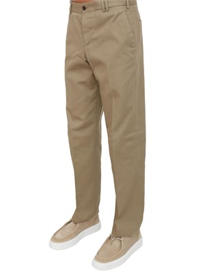 Pantaloni uomo PT Torino Reworked in cotone beige in UOMO