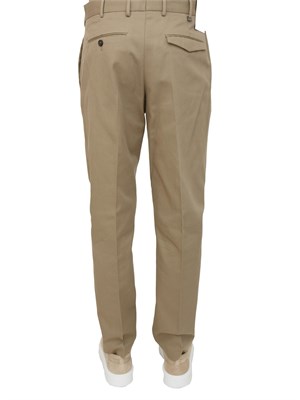 Pantaloni uomo PT Torino Reworked in cotone beige in UOMO