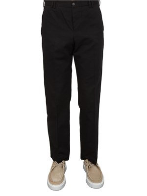 Pantaloni uomo PT Torino Reworked in cotone nero in UOMO