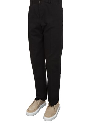 Pantaloni uomo PT Torino Reworked in cotone nero in UOMO