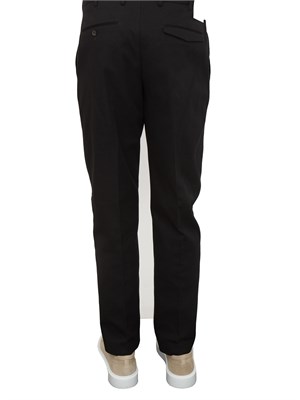 Pantaloni uomo PT Torino Reworked in cotone nero in UOMO