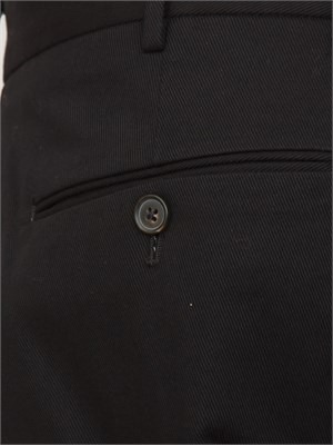Pantaloni uomo PT Torino Reworked in cotone nero in UOMO
