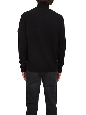 Maglia a collo alto Peline 02 Peuterey uomo in misto lana yak nero in UOMO