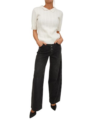 Maglia donna Fracomina cashmere e lana bianca in DONNA