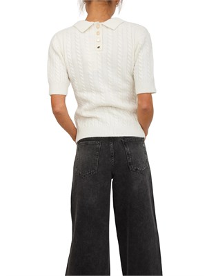 Maglia donna Fracomina cashmere e lana bianca in DONNA