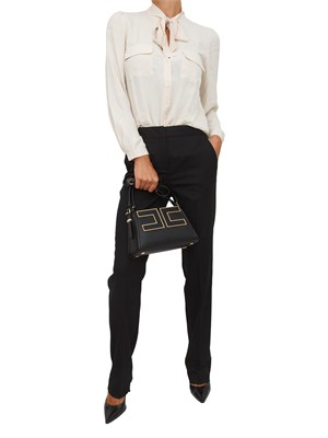 Camicia Emme Marella in misto acetato e seta avorio in DONNA