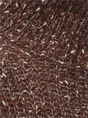 Maglia Marella in mohair e alpaca marrone melange in DONNA