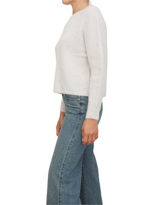 Maglia girocollo Marella in alpaca stretch avorio in DONNA