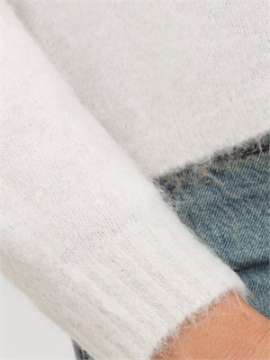 Maglia girocollo Marella in alpaca stretch avorio in DONNA