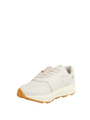 Sneakers uomo Etro in suede e tessuto jacquard Paisley bianco in UOMO