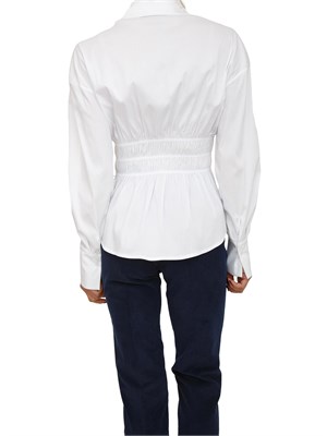Camicia donna Fracomina in popeline stretch bianco in DONNA