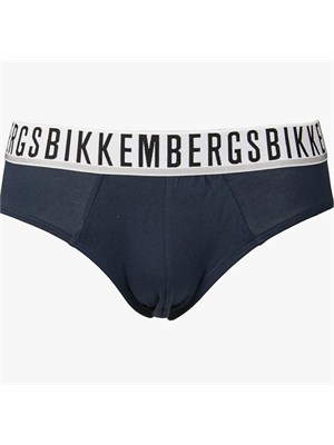 Pack 2 slip Bikkembergs in cotone blu in UOMO