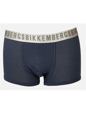 Pack 2 boxer Bikkembergs in cotone blu in UOMO