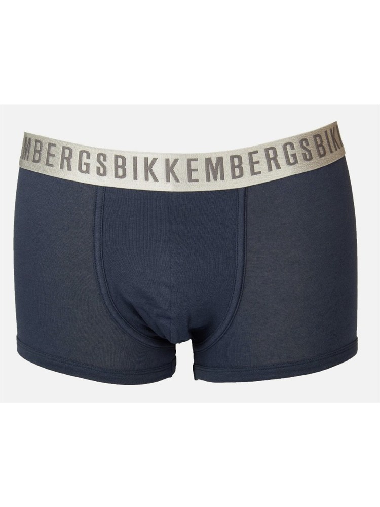 Pack 2 boxer Bikkembergs in cotone blu