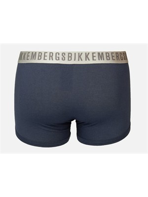 Pack 2 boxer Bikkembergs in cotone blu in UOMO