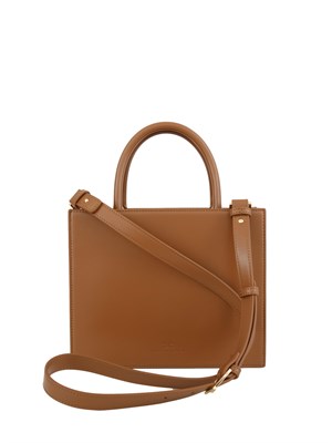 Tote piccola cammello Elisabetta Franchi con logo in DONNA