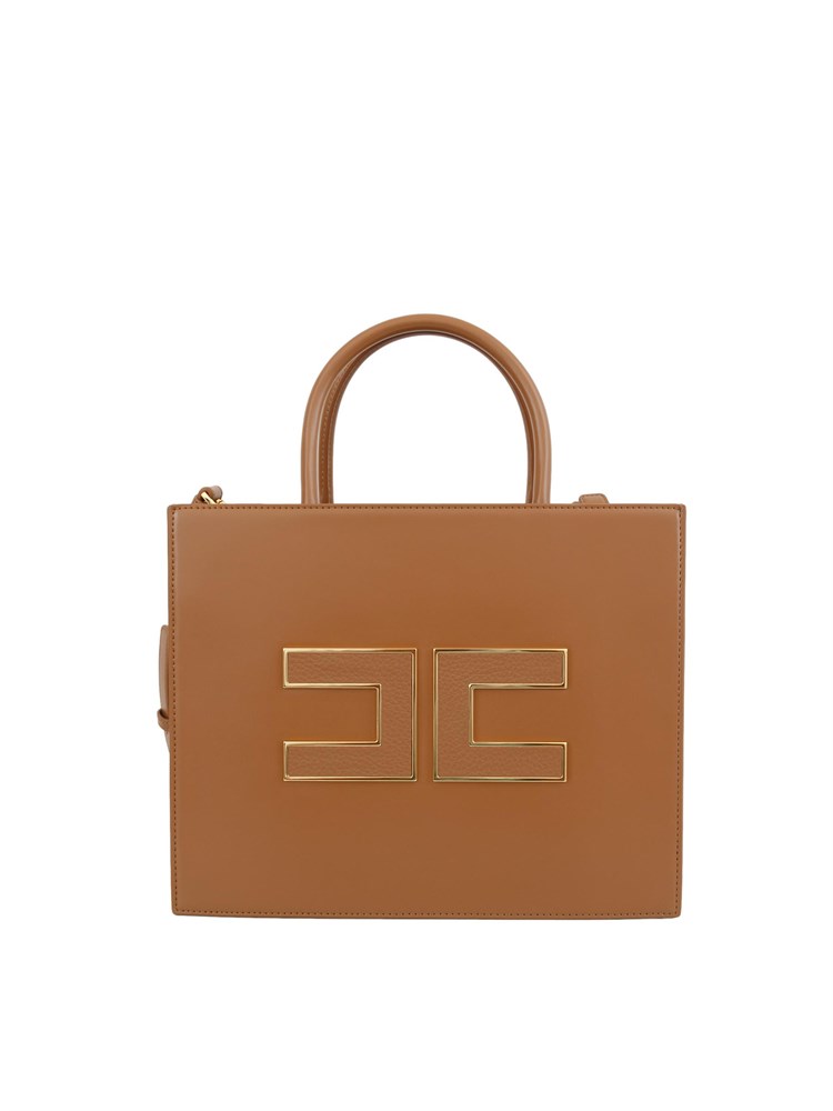 Tote grande cuoio Elisabetta Franchi con logo