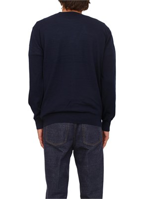 Cardigan uomo Richmond X in misto lana blu in UOMO