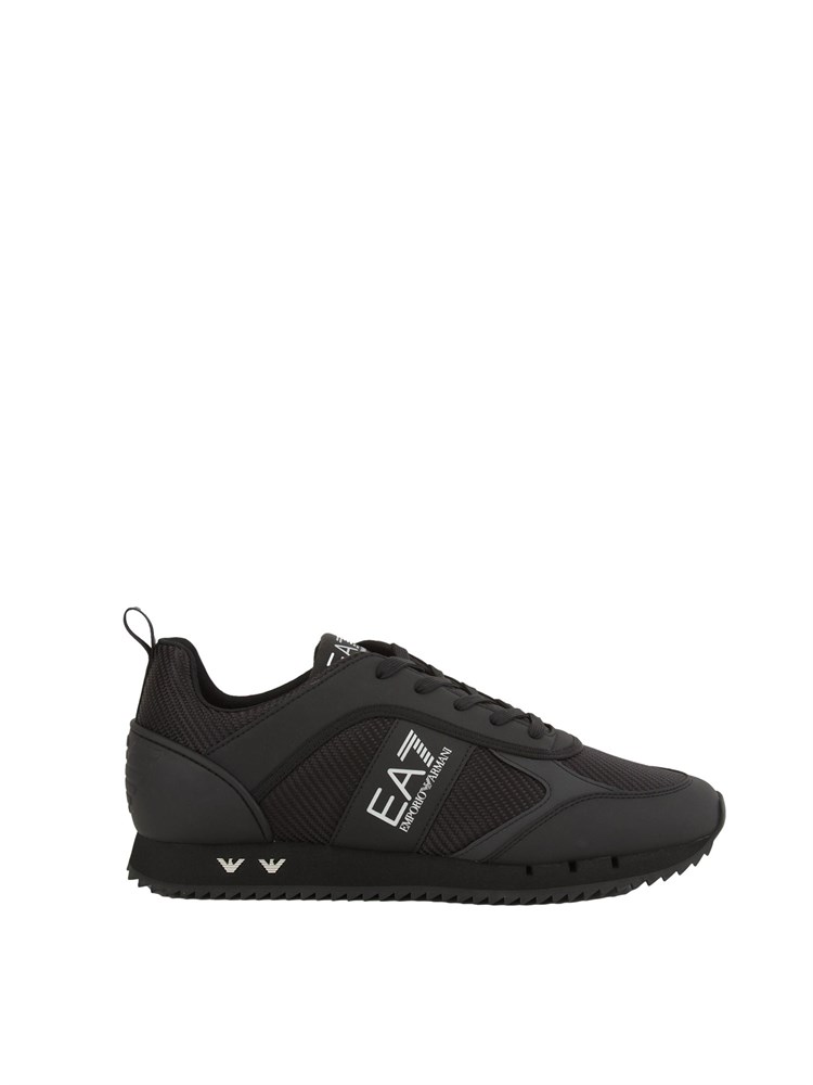 Sneakers uomo EA7 Emporio Armani in tessuto tecnico nero
