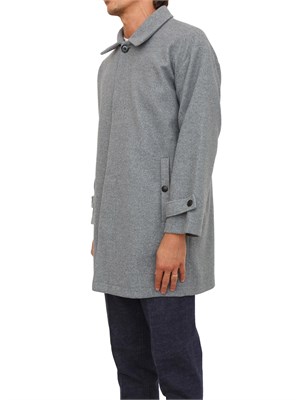 Cappotto uomo Richmond X in misto lana grigia in UOMO