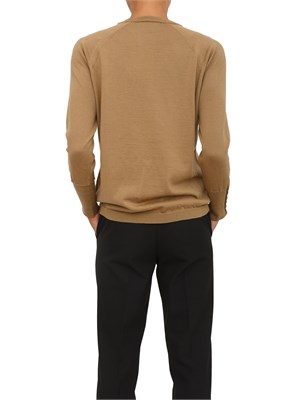 Maglia girocollo Anna Molinari in misto lana cammello in DONNA