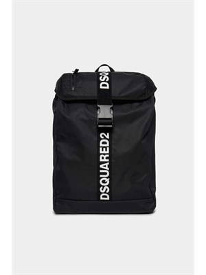 Zaino Dsquared2 Kids nero in nylon in BAMBINO