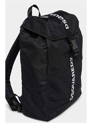 Zaino Dsquared2 Kids nero in nylon in BAMBINO