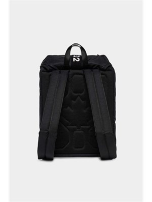 Zaino Dsquared2 Kids nero in nylon in BAMBINO