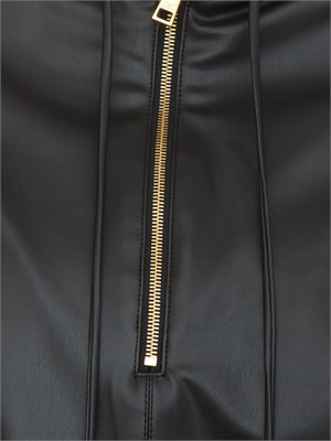 Giubbino felpa Elisabetta Franchi con texture nappata e cappuccio in DONNA