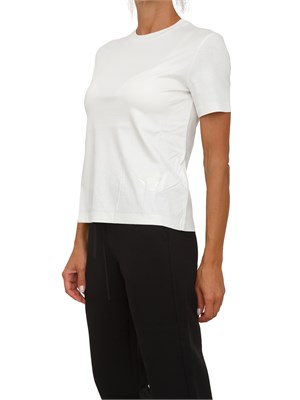 T-shirt Max Mara MM in jersey di cotone bianco in DONNA