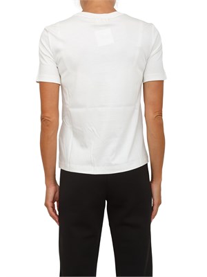 T-shirt Max Mara MM in jersey di cotone bianco in DONNA