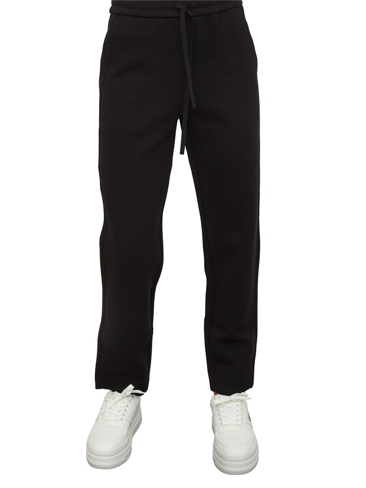 Pantalone tuta Max Mara MM in jersey di cotone nero